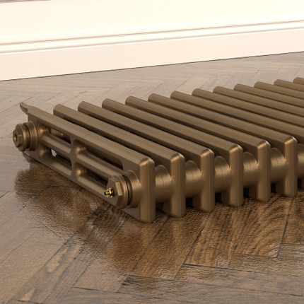 Fitting radiator bushes and gaskets to a cast iron radiator