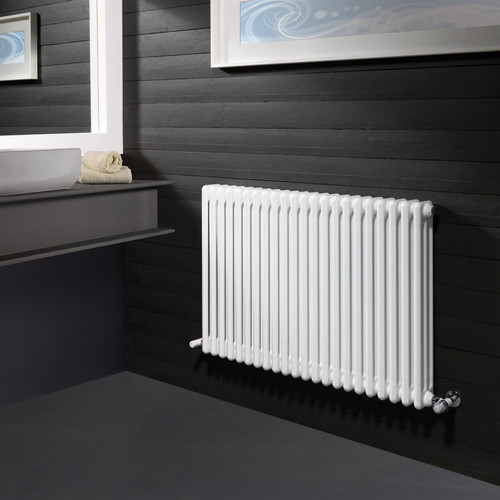 NF3-W-H-LS00 - Infinity White 3 Column Radiator 13 Sections H500mm X W622mm