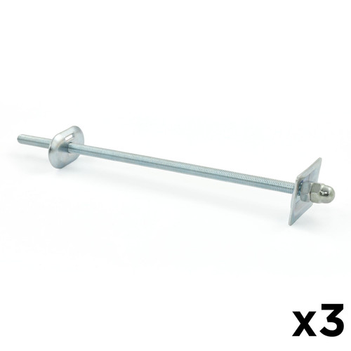 A-TIE-502-250-IP-U-x3 - Radiator Wall Stay 250mm - Steel - Free Of Charge (x3)