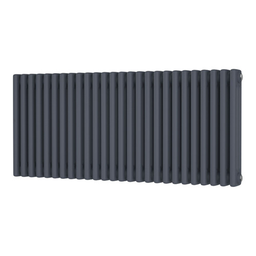 DR-A-COL-3-501177-ALT00 - Cheltenham Anthracite 3 Column Horizontal Radiator H500mm x W1190mm