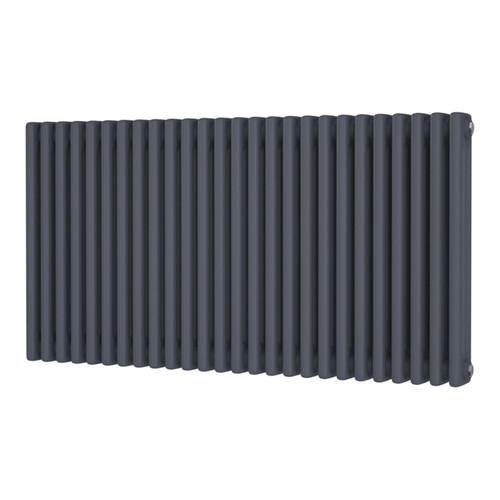 DR-A-COL-3-601177-ALT00 - Cheltenham Anthracite 3 Column Horizontal Radiator H600mm x W1190mm