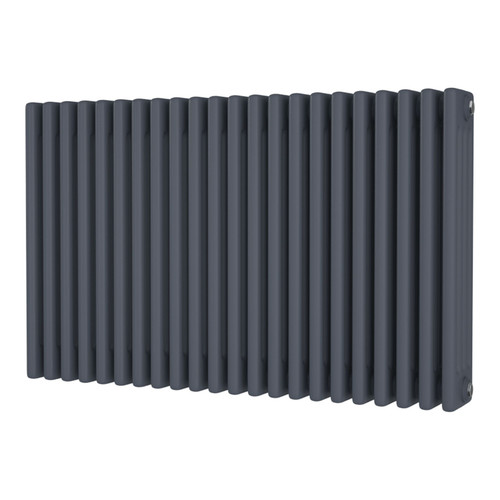 DR-A-COL-4-60988-ALT00 - Cheltenham Anthracite 4 Column Horizontal Radiator H600mm x W988mm