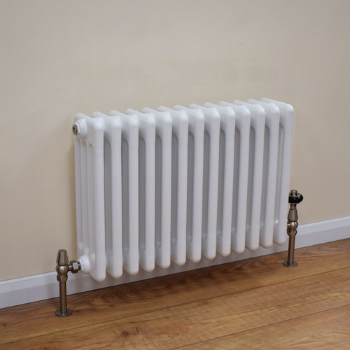 TE4-500-W-Z - Trade Essentials White 4 Column Radiator H500 x W622