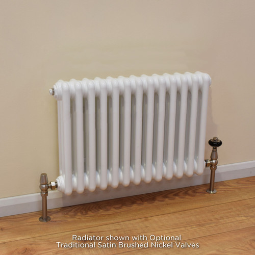 CT3-W-LS00 - Classic White 3 Column Radiator H500 x W609