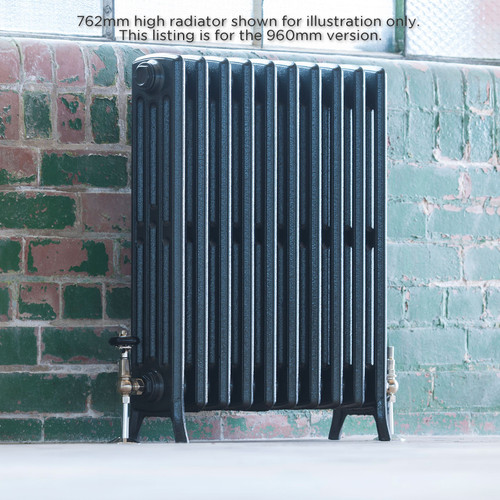 AR-RE955-4-LS00 - Arroll Edwardian 4 Column Cast Iron Radiator H960mm x W2434mm