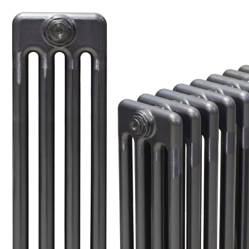 CT4-R - Classic Raw 4 Column Horizontal Radiator H500mm x W990mm