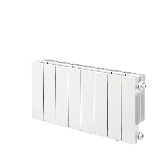 Trade Essentials Aluminium Designer White Horizontal Radiator H440mm X W1140mm