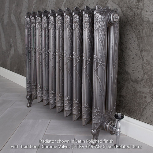 CA-DR790-LS00 - Carron Dragonfly 2 Column Cast Iron Radiator H790mm x W2499mm