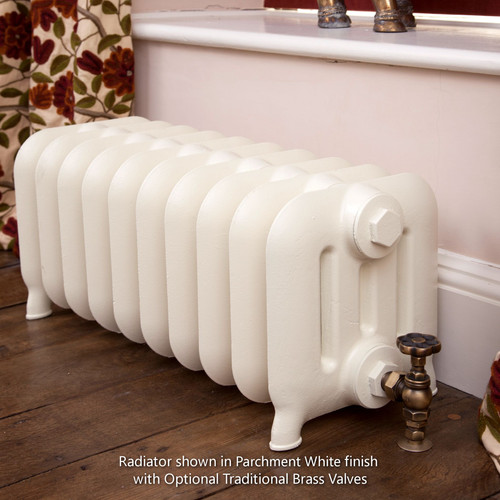 CA-DU330-LS00 - Carron Duchess 4 Column Cast Iron Radiator H330mm x W1309mm