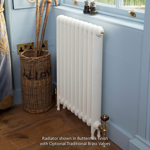 CA-ET765-LS00 - Carron Eton Narrow 1 Column Cast Iron Radiator H765mm x W384mm