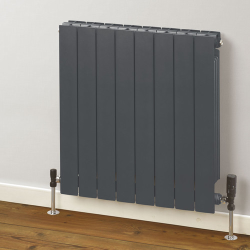 Trade Essentials Aluminium Double Panel Volcanic Radiator H657mm X W1140mm