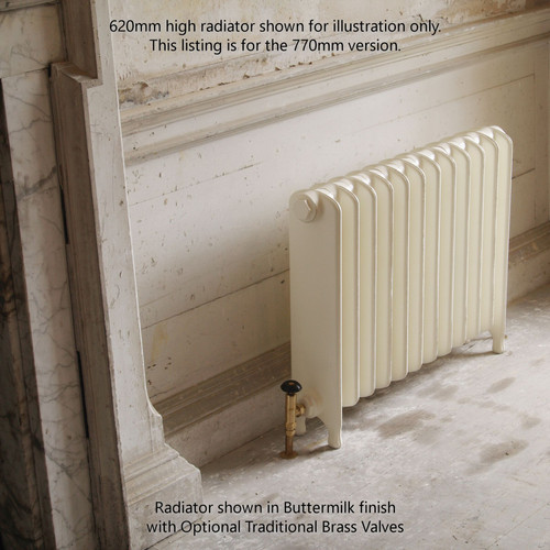 CA-ET770-LS00 - Carron Eton 1 Column Cast Iron Radiator H770mm x W1750mm