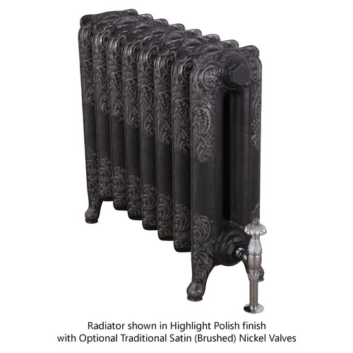 CA-R2560-LS00 - Carron Rococo 2 Column Cast Iron Radiator H560mm x W2151mm