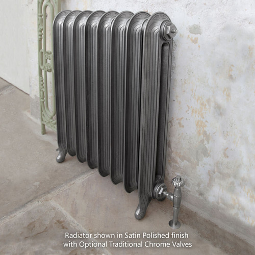 CA-TU765-LS00 - Carron Tuscany 2 Column Cast Iron Radiators H765mm X W265mm