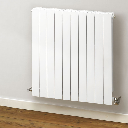 NFA-TD-757-W - Infinity Aluminium Designer White Horizontal Radiator H757mm X W1300mm