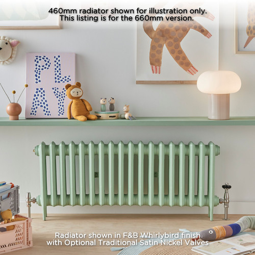 PA-PIM-660-LS00 - Paladin Pimlico 2 Column Cast Iron Radiator H660mm x W1750mm