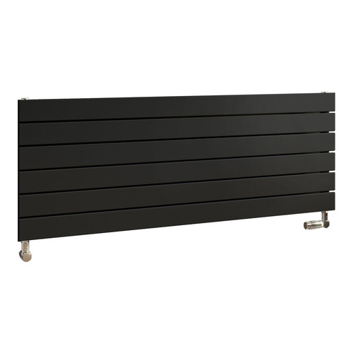 EU-EMAH-445-1200-A - Eucotherm Mars Horizontal Flat Panel Anthracite Radiator H445mm X W1200mm