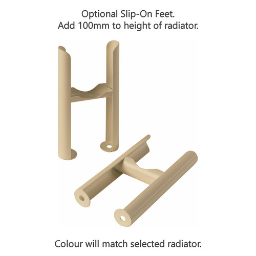 HR-SF-C - Classic Colour 3 Column Slip-On Feet 20+ Even No. Sections (4 Feet)  (New)