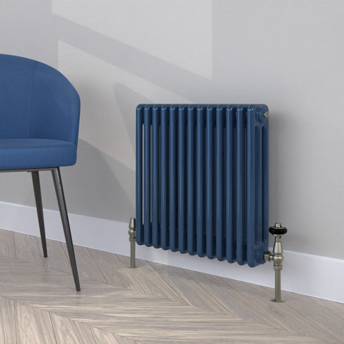 CT3-C-500-VIOLET-BLUE-LS00 - Classic Blue 3 Column Radiator H500mm x W806mm