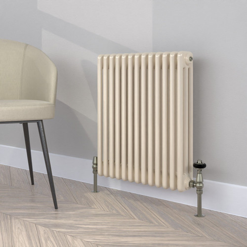 CT3-C-600-OYSTER-WHITE-LS00 - Classic Cream 3 Column Radiator H600mm x W806mm