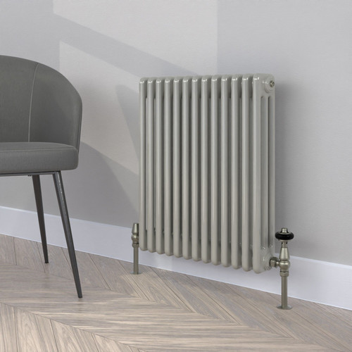 CT3-C-600-AGATE-GREY-LS00 - Classic Grey 3 Column Radiator H600mm x W1404mm