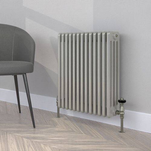 CT4-C-600-AGATE-GREY-LS00 - Classic Grey 4 Column Radiator H600mm x W990mm