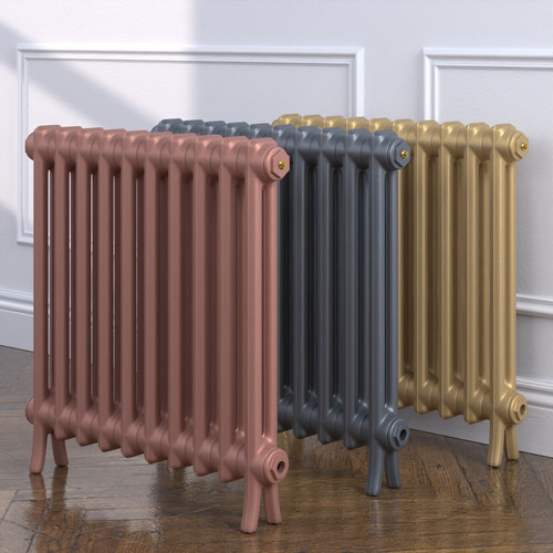 CI-EL-650-ALT00 - Elizabeth 2 Column Cast Iron Radiator H650mm x W818mm