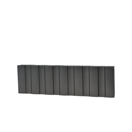 MAA-DW-300-A-ALT00 - Maple Wave Aluminium Designer Anthracite Horizontal Radiator H300mm X W1368mm