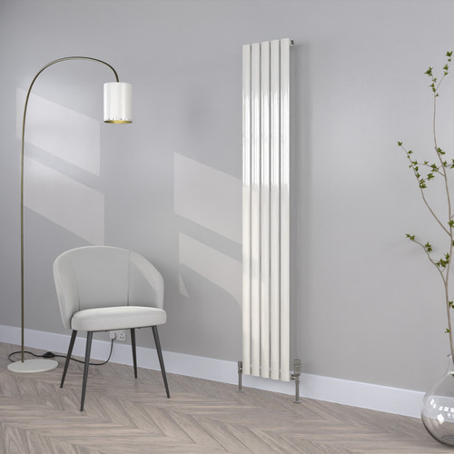HE-1800X295S-W-RAL-9016-TRAFFIC-WHITE-GLOSS - Helios White Vertical Single Radiator H1800mm X W295mm