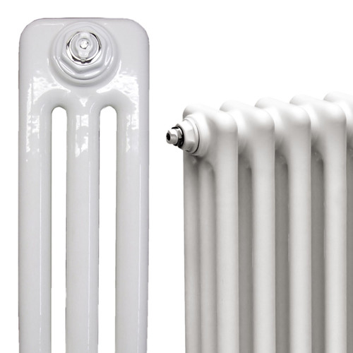 DQ-MD3-ALT00 - DQ Modus White 3 Column Horizontal Radiator H900mm x W1220mm