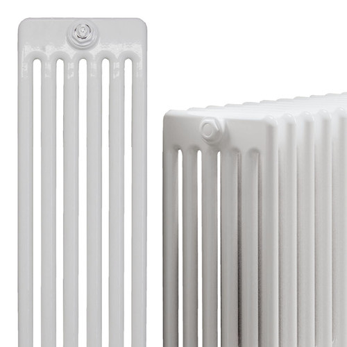DQ-MD6-ALT00 - DQ Modus White 6 Column Horizontal Radiator H600mm x W1726mm
