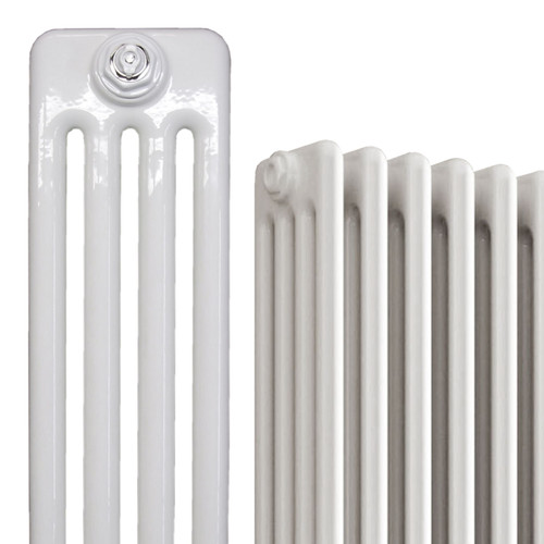DQ-MD4-ALT00 - DQ Modus White 4 Column Vertical Radiator H2200mm x W530mm