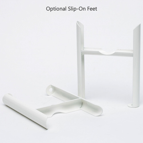 DQ-ARDENT-H-W-SLIP-ON-FEET-CU01 - DQ Ardent Slip On Feet 3 Column (White) 21-40 (3 Feet)