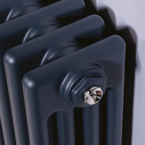 DQ-ARDENT-4-A-CU00 - DQ Ardent Horizontal 4 Column Radiator H600mm X W1220mm Anthracite