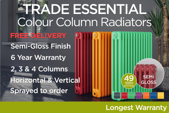 trade essentials colour radiators