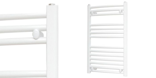 Clearance Bathoom Premier Curved White SL00