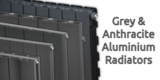 Grey and Anthracite Aluminium Radiators
