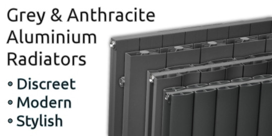 Grey and Anthracite Aluminium Radiators