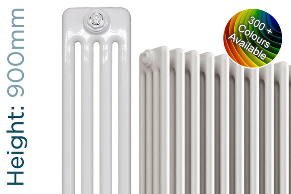 DQ-MD4-900-TH - DQ Modus Colour Choice 4 Column Horizontal Radiator H900mm x W162mm