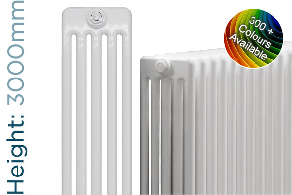 DQ-MD5-3000-TH - DQ Modus Colour Choice 5 Column Vertical Radiator H3000mm x W162mm