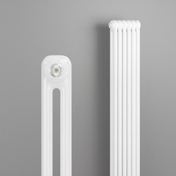 ND-NF2-1800-6-W-TH - Next Day Infinity White 2 Column Radiator 6 Sections H1800mm X W300mm