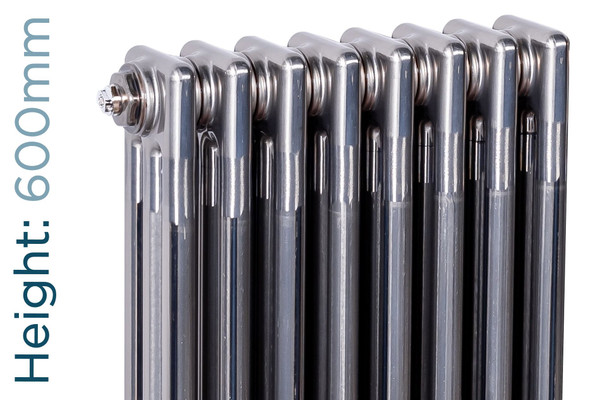 NF3-R-600-TH - Next Day Infinity Raw 3 Column Radiator 30 Sections H600mm X W1404mm