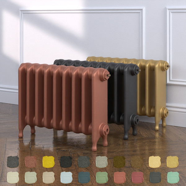CI-MR440-TH - Minster 1 Column Cast Iron Radiator H440mm x W228mm