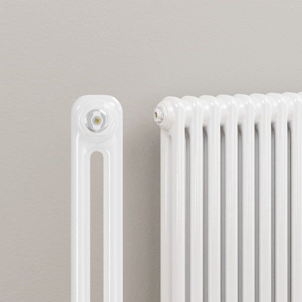CT2-750-W-TH - Classic White 2 Column Radiator H750 x W519