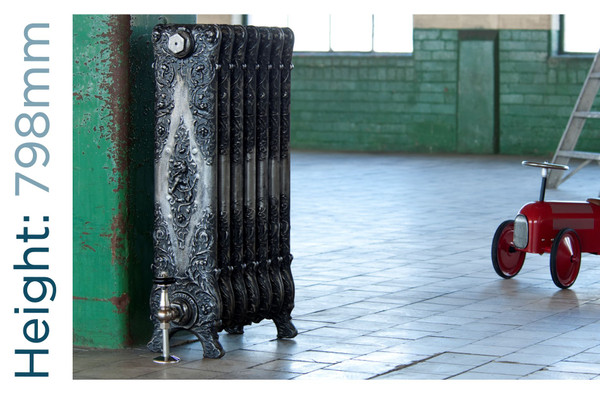 AR-PRD810-1-TH - Arroll Cherub 1 Column Cast Iron Radiator H798mm X W2049mm