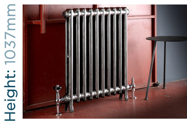 AR-RE1037-2-TH - Arroll Edwardian 2 Column Cast Iron Radiator H1037mm x W994mm