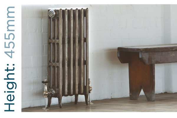 AR-RD460-4-TH - Arroll Neo Classic 4 Column Cast Iron Radiator H455mm x W1864mm