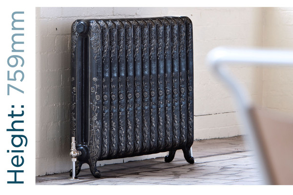 AR-FR765-2-TH - Arroll Sunflower 2 Column Cast Iron Radiator H759mm x W244