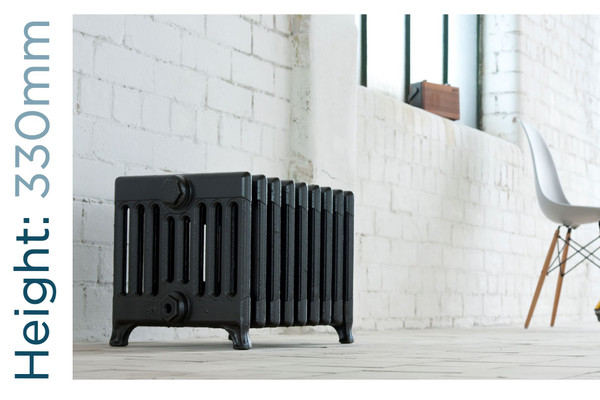 AR-RV330-9-TH - Arroll Victorian 9 Column Cast Iron Radiator H330mm X W202mm