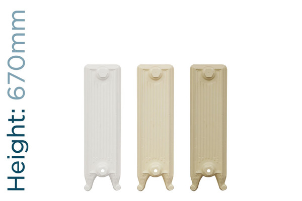 CA-CH670-TH - Carron Churchill 1 Column Cast Iron Radiator H670mm x W2846mm